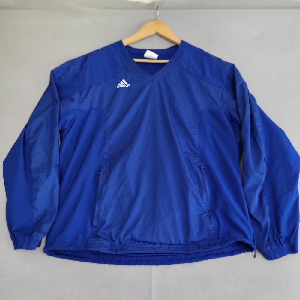 VTG Adidas Pullover Windbreaker Performance Jacket Vented Size M Climalite